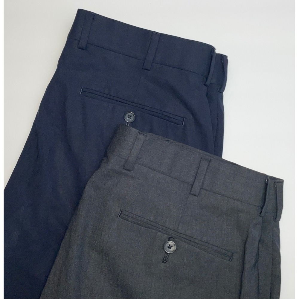 Brooks Brothers Regent Dress Pants Sz 34 BrooksCool Wool Reda Navy Grey LOT OF 2